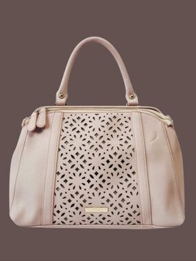 Heys Bliss Satchel Handbag Blush Cut Out Floral